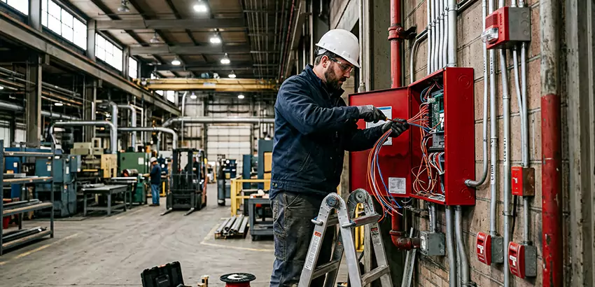 Industrial Fire Alarm Installation in Riverview